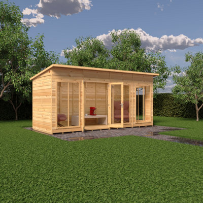 Shire Lela Summerhouse 16x6 ft