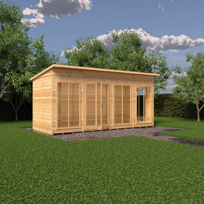 Shire Lela Summerhouse 16x6 ft