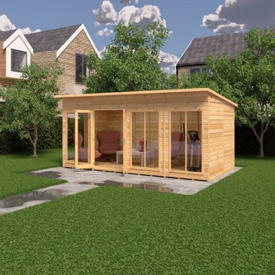 Shire Lela Summerhouse 16x8 ft