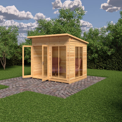 Shire Lela Summerhouse 8x6 ft with double doors