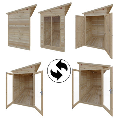 Shire Lela Summerhouse with storage shed 16x6 ft