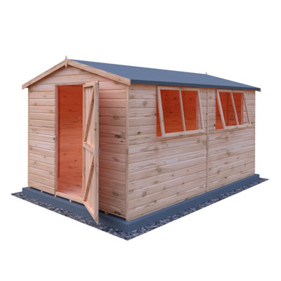 Shire Lewis 12x8 Shiplap Single Door Shed