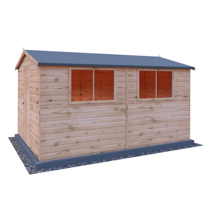 Shire Lewis 12x8 Shiplap Single Door Shed - 3