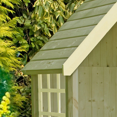 Shire Mimosa Garden Arbour Seat Pressure Treated - 4