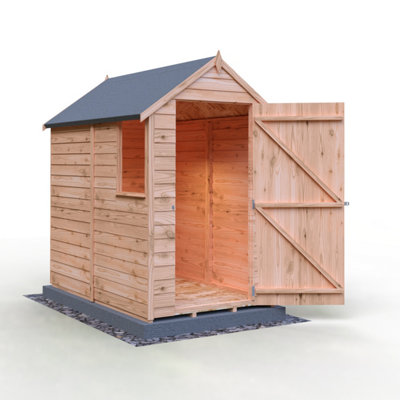 Shire Overlap 6x4 Single Door Value Shed with Window