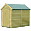 Shire Overlap 6x4  Single Door Windowless Value Shed Pressure Treated