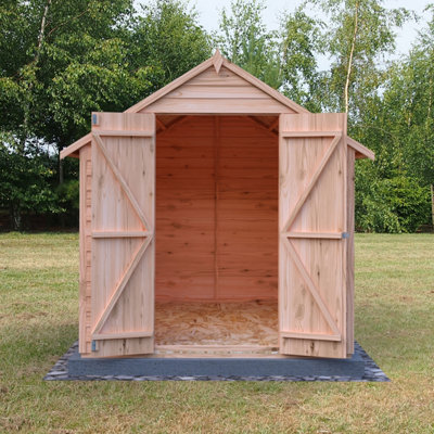 Shire Overlap 8x6 Double Door Value Windowless Shed