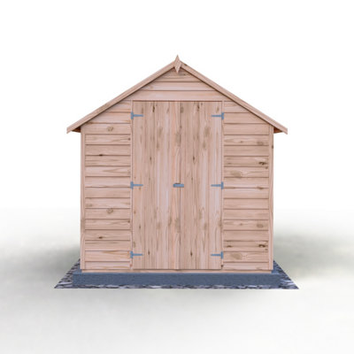 Shire Overlap 8x6 Double Door Value Windowless Shed - 5