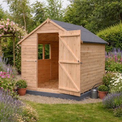 Shire Overlap 8x6 Single Door Value Shed with Window