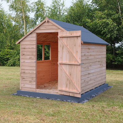 Shire Overlap 8x6 Single Door Value Shed with Window