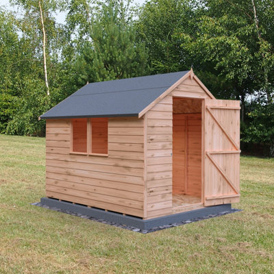 Shire Overlap 8x6 Single Door Value Shed with Window