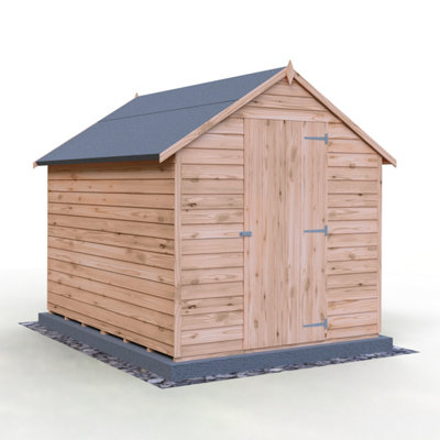 Shire Overlap 8x6 Single Door Windowless Value Shed