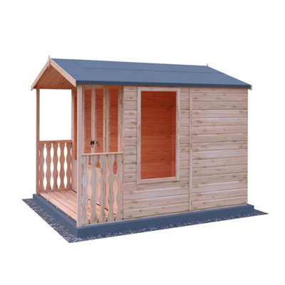 Shire Parham 7x8ft Summerhouse and Verandah 12mm Cladding - 3