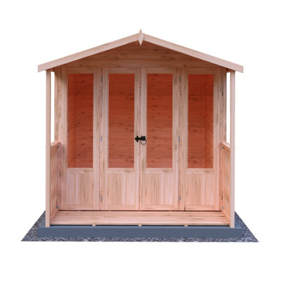 Shire Parham 7x8ft Summerhouse and Verandah 12mm Cladding - 5