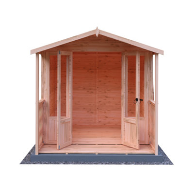 Shire Parham 7x8ft Summerhouse and Verandah 12mm Cladding - 7