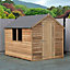Shire Pressure Treated Overlap 8x6 Single Door Value Shed with Window