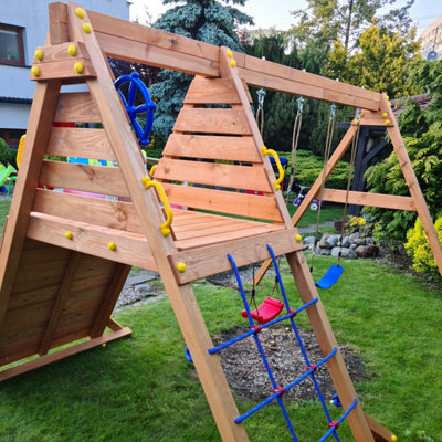 Shire Spider King Teak painted with climbing ramp