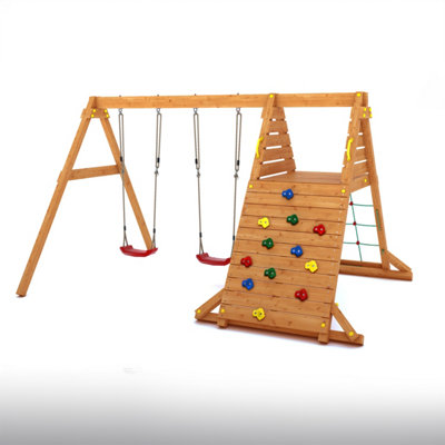 Shire Spider King Teak painted with climbing ramp