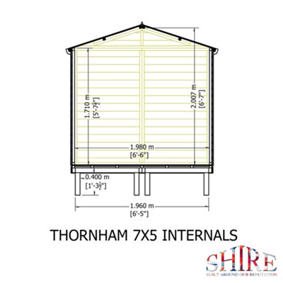 Shire Thornham Beachhut Style Summerhouse - 6