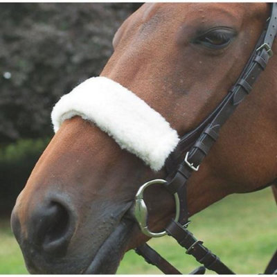 Shires Acrilan Horse Noseband Sleeve Natural (One Size) Price Comparisons | Compare The Build