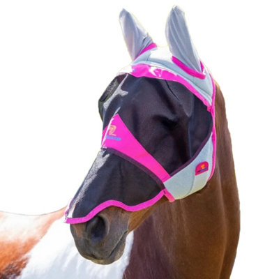 Shires Air Motion Horse Fly Mask With Ears & Nose Pink (Small Pony) Price Comparisons | Compare The Build