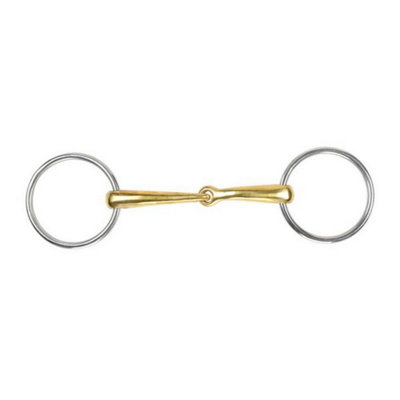 Shires Brass Jointed Horse Loose Ring Snaffle Bit Brass (5.5in) Price Comparisons | Compare The Build