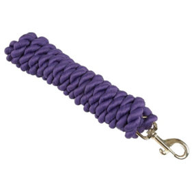 Shires Extra Long Horse Lead Rope Purple (One Size)