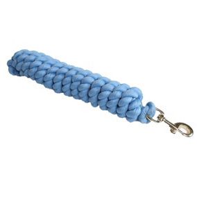 Shires Extra Long Horse Lead Rope Sky Blue (One Size)