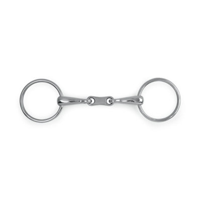 Shires French Link Horse Loose Ring Snaffle Bit Silver (5.5in) Price Comparisons | Compare The Build