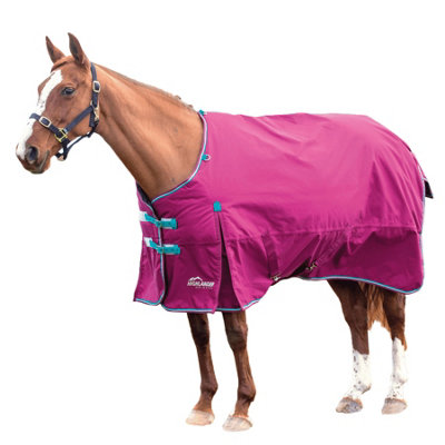 Shires Highlander Original 300 Standard-Neck Horse Turnout Rug Raspberry (5 6") Price Comparisons | Compare The Build