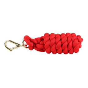 Shires Horse Lead Rope Red (One Size)