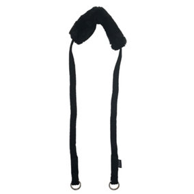 Shires Leather Horse Lunging Adapter Black (One Size)