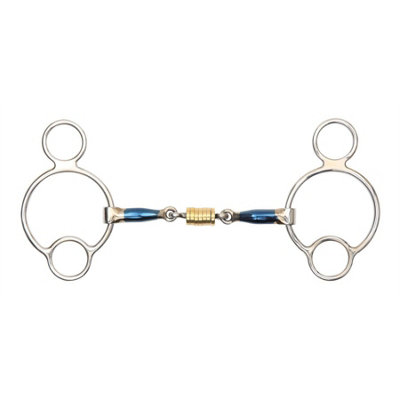 Shires Sweet Iron Roller Horse Universal Bit Blue (5.5in) Price Comparisons | Compare The Build