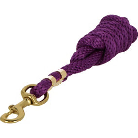 Shires Topaz Horse Lead Rope Purple (1.8m)