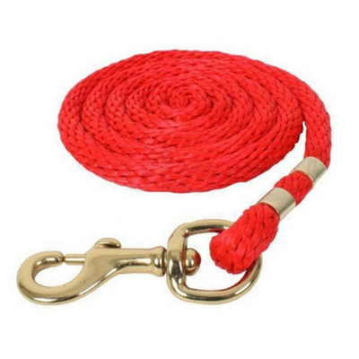 Shires Topaz Horse Lead Rope Red (1.8m)