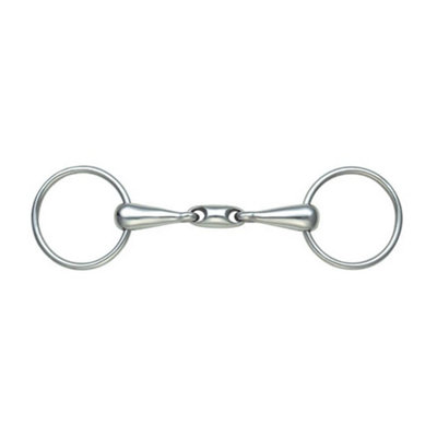 Shires Training Lozenge Horse Bit Metallic Silver (5.5in) Price Comparisons | Compare The Build