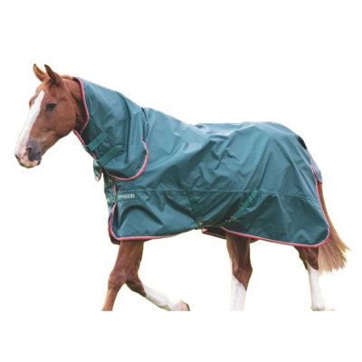Shires Typhoon Lite Combo Neck Horse Combo Turnout Rug Green (87in) Price Comparisons | Compare The Build