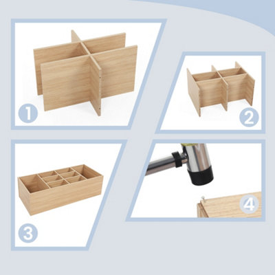 Shoe Bench with Cushion, 10-Compartment Storage Bench with Padded Seat, Adjustable Shelves, for Bedroom, Oak Colour