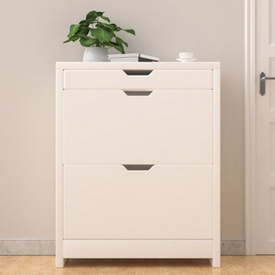 Shoe Cabinet Rack Wooden Shoes Storage Stand Cupboard