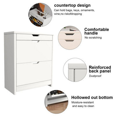 Shoe Cabinet Rack Wooden Shoes Storage Stand Cupboard