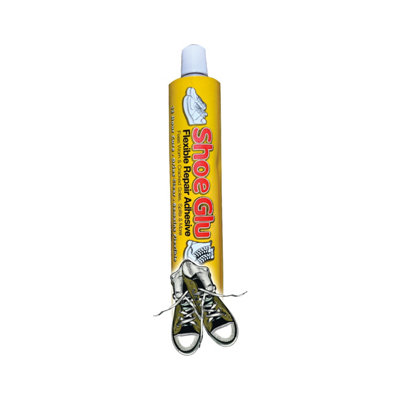 Shoe Glu - Shoe and Trainer Repair Adhesive, Clear - Strong Bond, Flexible, for Sole and Upper Repairs