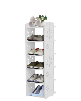Shoe Rack 6 Tier, Shoe Storage Organizer 81 x 26 x 25cm