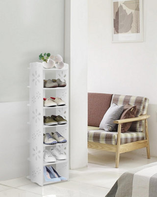 Shoe Rack 7 Tier, Shoe Storage Organizer 96.5 x 25 x 24cm