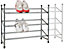 Shoe Rack Shelf Extendable 3 Tier Space Saving Organiser Stand Storage Hallway Bedroom Furniture
