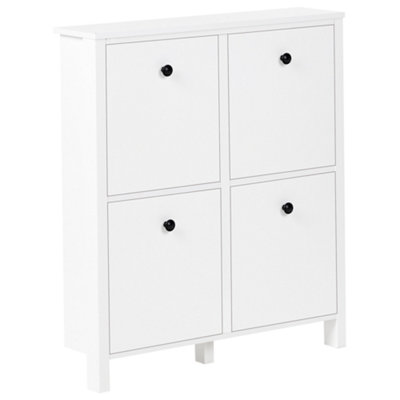 Shoe Storage Cabinet GIBSON White