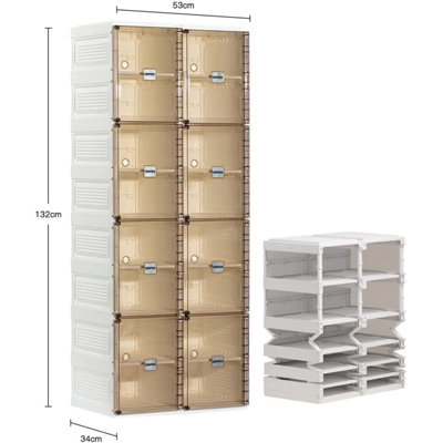 Stackable shoe hot sale storage drawers