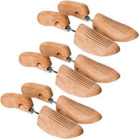 Shoe stretcher 3 pairs - brown