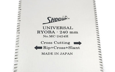 Shogun MC2424H Japanese Ryoba Double Edged Pull Saw 240mm Length