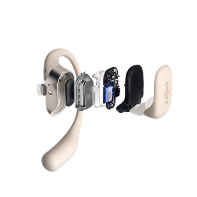 Shokz OpenFit Open-Ear Listening Buds with Ultra-Soft Silicone, Dolphin ...