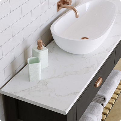 Shop bathroom worktops.